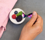 Načítať obrázok do zobrazovača galérie, Mini nerezová vidličko-lyžička dúhová
