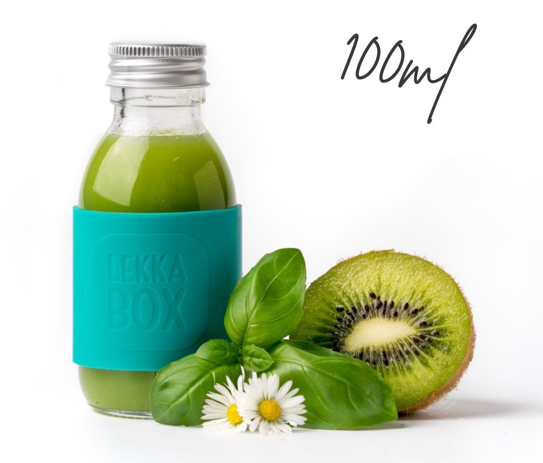 Lekkabox Juicy Mini fľaštička na smoothie/džús 100ml Petrolejová