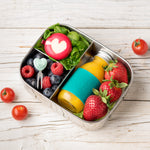 Načítať obrázok do zobrazovača galérie, Lekkabox Juicy Mini fľaštička na smoothie/džús 100ml Petrolejová
