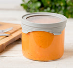 Načítať obrázok do zobrazovača galérie, Lekkabox Little Prep - sklenená dózička so skleneným viečkom so silikónovým tesnením 450ml
