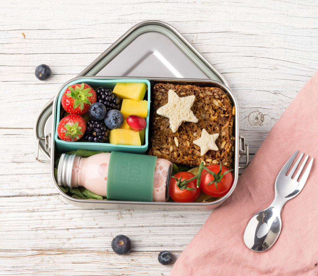 Lekkabox Juicy Mini fľaštička na smoothie/džús 60ml Les