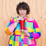 Načítať obrázok do zobrazovača galérie, Montii Smoothie Original cup - termoizolačný smoothie pohár Čerešňa 450ml
