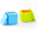 Načítať obrázok do zobrazovača galérie, OmieDip - sada 2 silikónových dózičiek modrá a limetková
