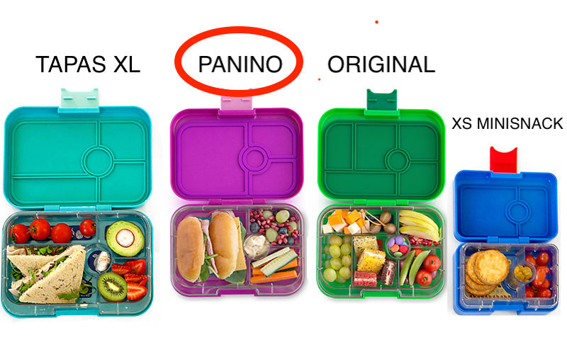 Yumbox Panino 4 oddelenia zelený (žralok)