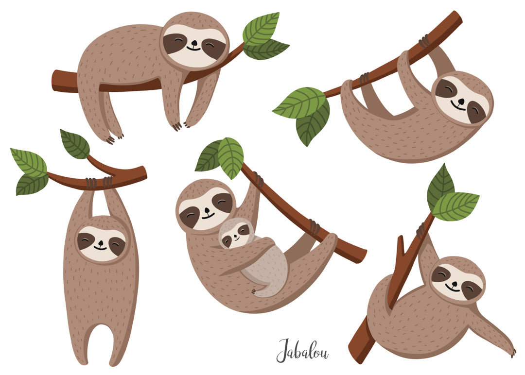 Vodeodolné nálepky Leňochody